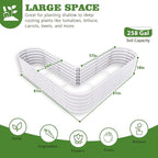 A ANLEOLIFE 14-Pack Deep Root Galvanized Raised Garden Beds Outdoor - Image 6