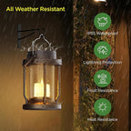 Solar Lantern Outdoor Indoor Use – Hanging Solar Lights - Image 3