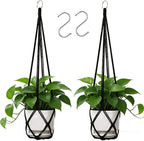 YIBOT Macrame Plant Hanger Indoor Set of 2 by YIBOT