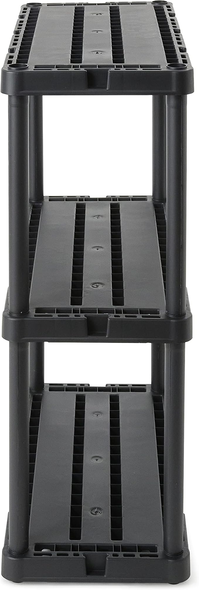 Gracious Living 2 Pack Light Duty Storage Shelves, Knect-A-Shelf 3-Shelf - Image 8