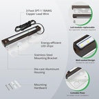GKOLED 8-Pack Replaceable 6.8" LED Hardscape Lights, Low Voltage Retaining Wall - Image 5
