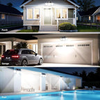 WdtPro Solar Lights Outdoor Motion Sensor 4Pack, 3500LM Bright Solar Flood - Image 8