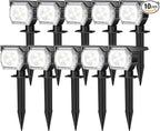 EIUIO Solar Outdoor Lights, 3 Lighting Modes Solar Spot Lights Outdoor by Lightupyourlife