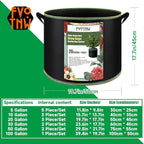 3-Pack 20 Gallon Grow Bags, Thickened Nonwoven Fabric Pots - Image 3