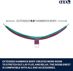 ENO, Eagles Nest Outfitters DoubleNest Lightweight Camping Hammock, 1 to 2 - Image 2