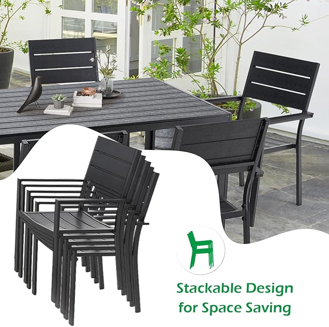 AECOJOY 7 Piece Outdoor Dining Set - Image 5