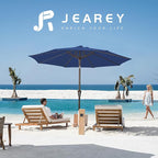 JEAREY 9FT Outdoor Patio Umbrella Outdoor Table Umbrella - Image 6