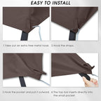 MASTERCANOPY Grill Gazebo Replacement Canopy Top - Image 5