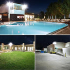 4 Pack 100W LED Flood Light, Super Bright Exterior Security Lights - Image 7