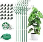 6 Pack Plant Support Stakes for Indoor Plants, 39.37 Inch Tall Twig Plant Sticks by AOM