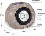 2 Pack Solar Rock Lights Outdoor, Angle Adjustable Solar Lights Outdoor - Image 2