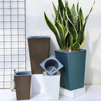 2 Pack Self Watering Planters 10.7" x 6.9" Planter - Image 7