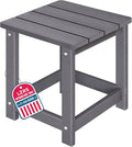 LZRS Adirondack Square Outdoor Side Table by LZRSPET