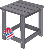 LZRS Adirondack Square Outdoor Side Table by LZRSPET