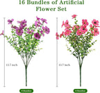 AGIRL 16 Bundles Artificial Flowers - Image 2