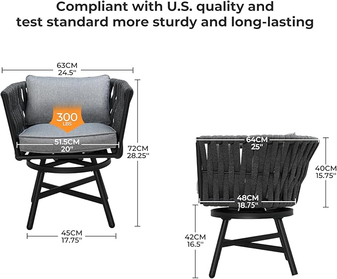 Grand patio 9-Piece Outdoor Dining Set - Image 2
