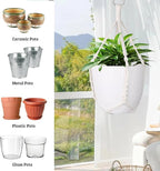 garini 2 Pack 20 Inches Macrame Plant Hanger Rope to Hang Flower Pot Plant - Image 4