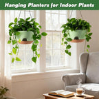 4-Piece Set of 8-Inch Hanging Planters - Image 4