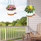 12 inch Hanging Planters for Indoor Plants, 2 Pack Self-Watering Hanging - Image 7