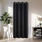 Joydeco Blackout Door Curtain for Doorway Privacy 108 Inches Long, Grommet by JOYDECO