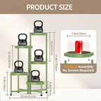 LASZOLA 5 Tiered Folding Plant Stand Indoor - Image 2