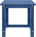 Adirondack Square Side Table, one-Tier Outdoor end Table, Patio Side Table - Image 8