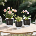 Plant Pots 6 inch Set of 3, Self Watering Pots - Image 9