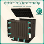 Devoko 40 Gallon Deck Box Outdoor Storage Box Waterproof - Image 5