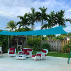 Quictent 12x16ft 185G HDPE Rectangle Sun Shade Sail Canopy 98% UV Block Outdoor - Image 8