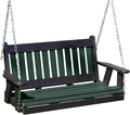 Mission Poly Lumber Wood 5FT Porch Swing Amish Craftsmandship Made in USA HDPE by Unknown