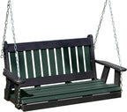 Mission Poly Lumber Wood 5FT Porch Swing Amish Craftsmandship Made in USA HDPE by Unknown