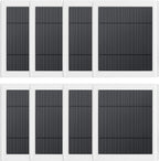 8 Pack IP65 Solar Panel for Rings Camera, 4W Solar Charger Compatible by Paodekua