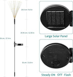 JJGoo Solar Firework Lights, 2 Pack 120 LEDs 2 Lighting Modes Solar Garden - Image 3