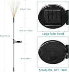 JJGoo Solar Firework Lights, 2 Pack 180 LEDs 2 Lighting Modes Solar Lights - Image 6