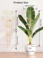2 Pcs Tall Trellis for Potted Plants, Plant Pothos Climber Support for Monstera - Image 2