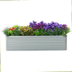2 Pack 4x2x1FT Galvanized Raised Garden Beds Kit Outdoor Metal Gardening - Image 5