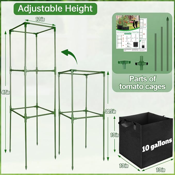 ANPHSIN 2 Sets Tomato Cages - Image 5