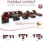 NICESOUL 11 Piece Outdoor Furniture - Image 3