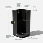 Veradek Block Series Pedestal Planter - Image 2
