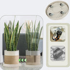 2 Pack Plant Caddy with Wheels, Flower Pot - Image 2