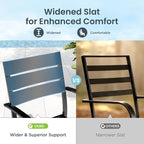 PHI VILLA 5 Pieces Outdoor Patio Dining Set - Image 7