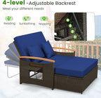 Tangkula Patio Rattan Daybed - Image 4