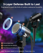 Lumary 56FT Smart Landscape Lights Gen2, 6 Pack RGBAIWW Color Changing - Image 2