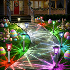Solar Outdoor Lights, 10 Pack Solar Pathway Lights Outdoor Waterproof, - Image 8