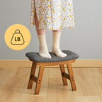 Foot Stool Ottoman Foot Rest Under Desk, Small Stool - Image 5