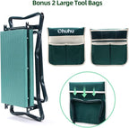 Ohuhu Garden Kneeler and Seat Heavy Duty, Upgraded Gardening Stool - Image 7