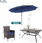 PHI VILLA 7 Piece Outdoor Dining Set - Image 7