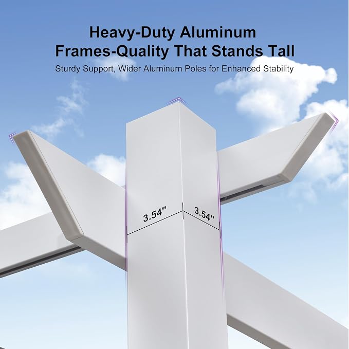 PURPLE LEAF Outdoor Retractable Pergola - Image 6
