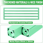 2 Pack Metal Plant Stand Outdoor Plant Shelf Indoor, 1 Tier Heavy Duty Plant - Image 2