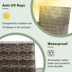 PayLessHere Outdoor Furniture Set 4 Pcs Modular Patio Furniture Set Water - Image 3